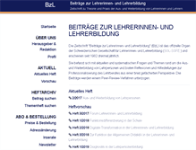 Tablet Screenshot of bzl-online.ch